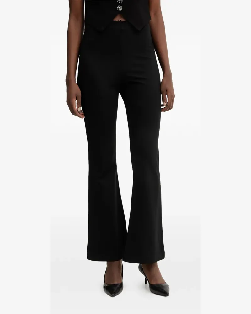 Guess Noel high-waisted flared trousers - Schwarz Schwarz