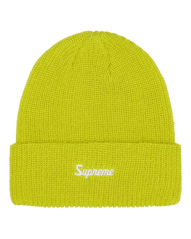 Supreme Being loose-gauge logo beanie hat - Grün Grün