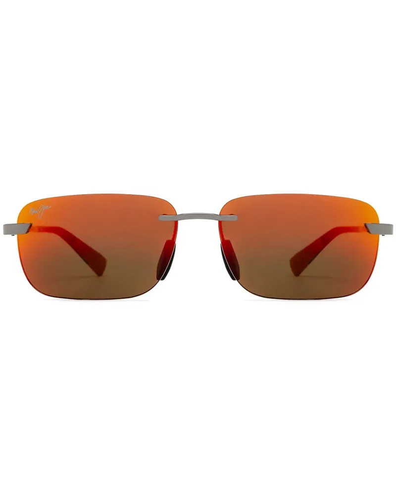 Maui Jim LANAKILA Sonnenbrille mit eckigem Gestell - Grau Grau