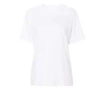 T-Shirt mit Logo-Print - Weiß