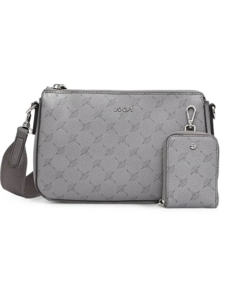 JOOP! logo-pattern cross body bag - Grau Grau