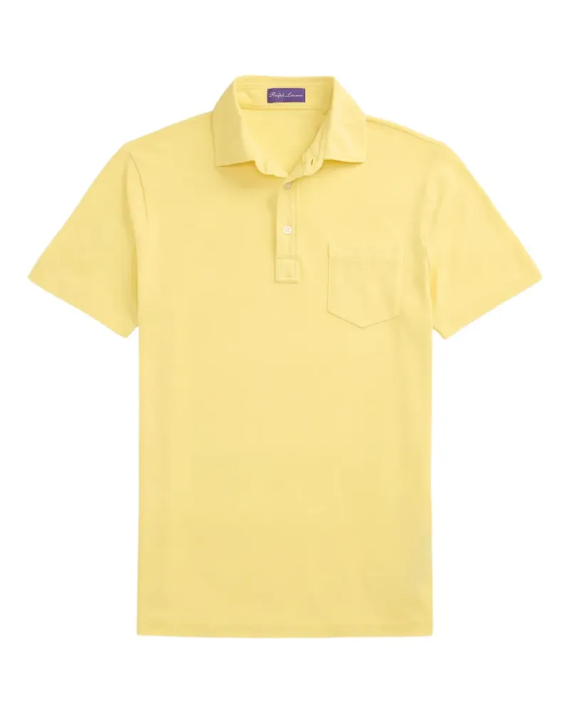 Ralph Lauren Poloshirt mit Taschendetail - Gelb Gelb