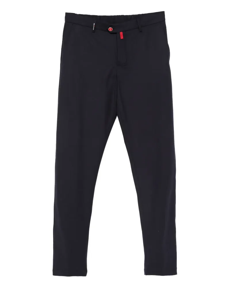 Kiton Hose mit Knöpfen - Blau Blau