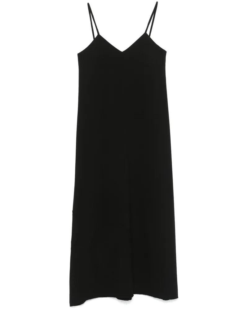 Société Anonyme Midikleid mit Patch - Schwarz Schwarz