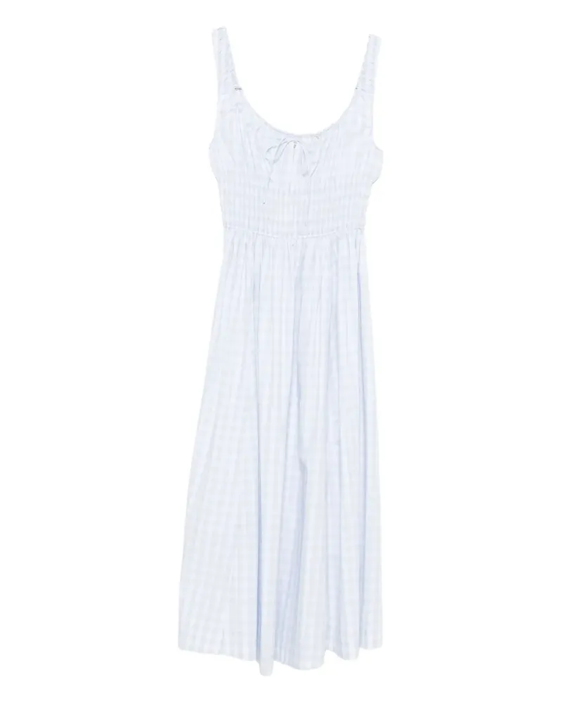 DÔEN Quilla Midikleid - Blau Blau