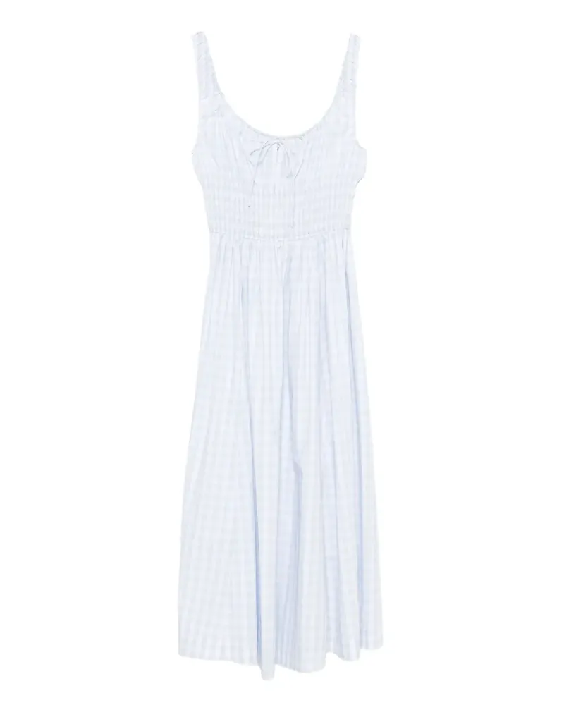 DÔEN Quilla Midikleid - Blau Blau