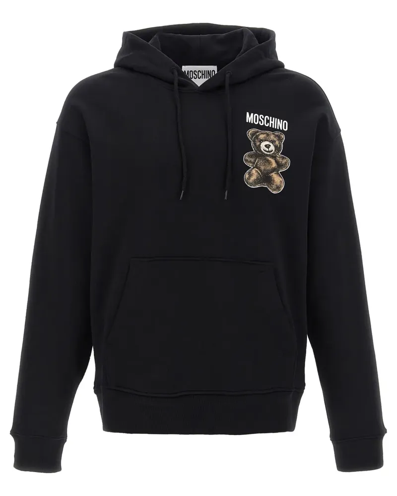Moschino Hoodie mit Teddy-Print - Schwarz Schwarz