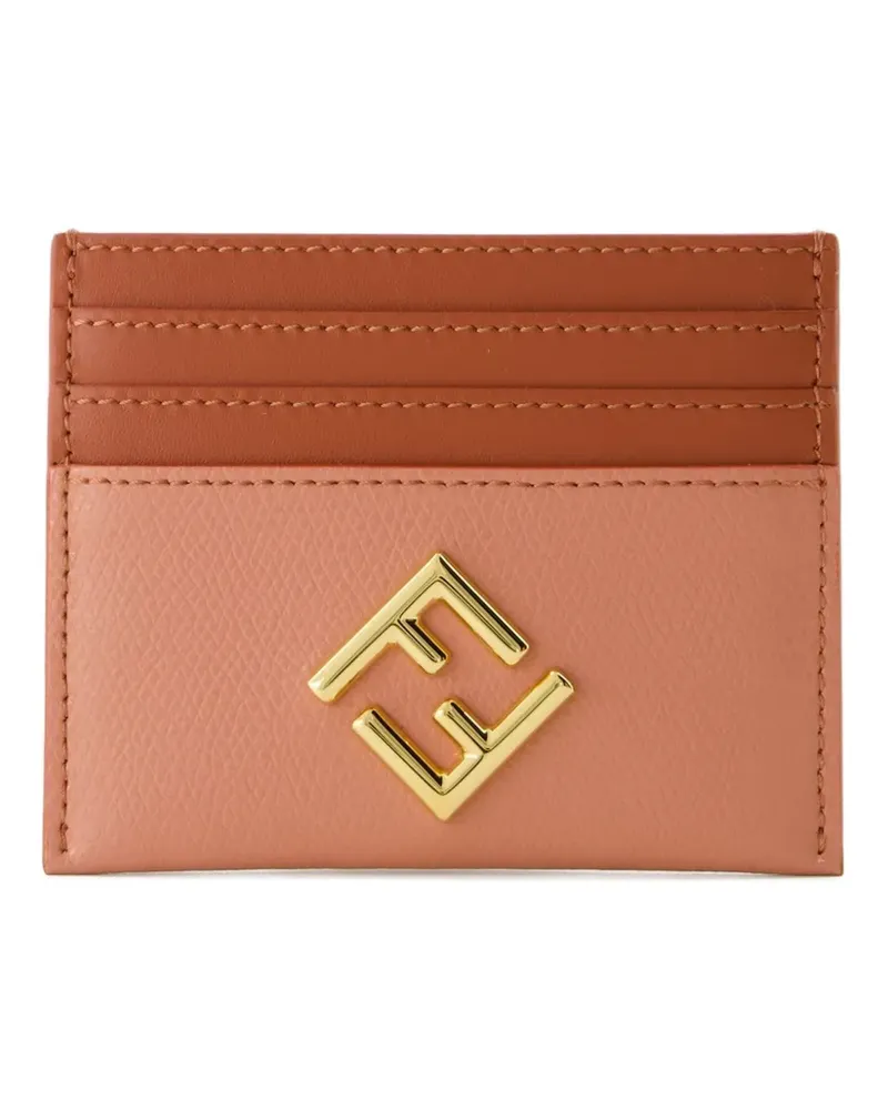 Fendi Diamonds FF card holder - Rosa Rosa