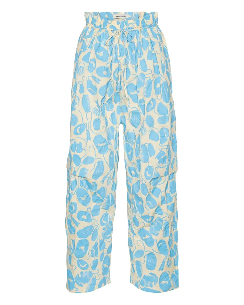 Henrik Vibskov printed trousers - Nude Nude