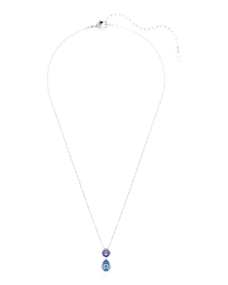 Swarovski Chroma crystal-pendant necklace - Silber Silber