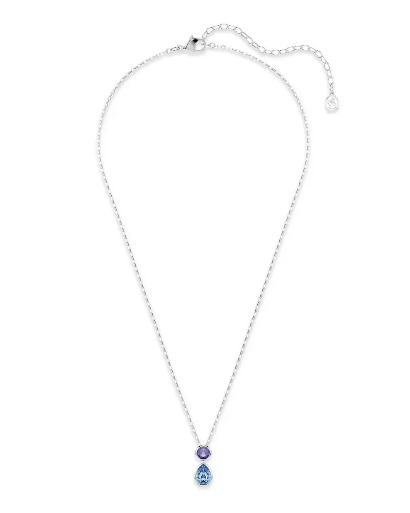 Swarovski Chroma Halskette mit Kristallanhänger - Silber Silber