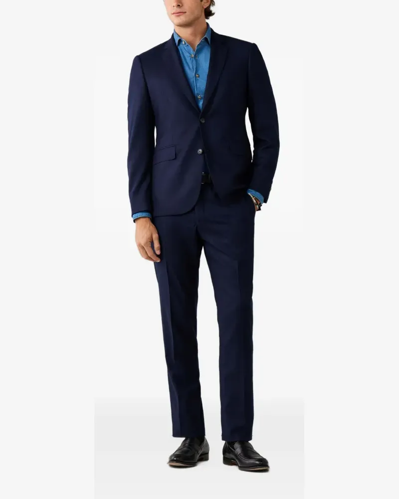 Hackett London Belgravia wool suit - Blau Blau