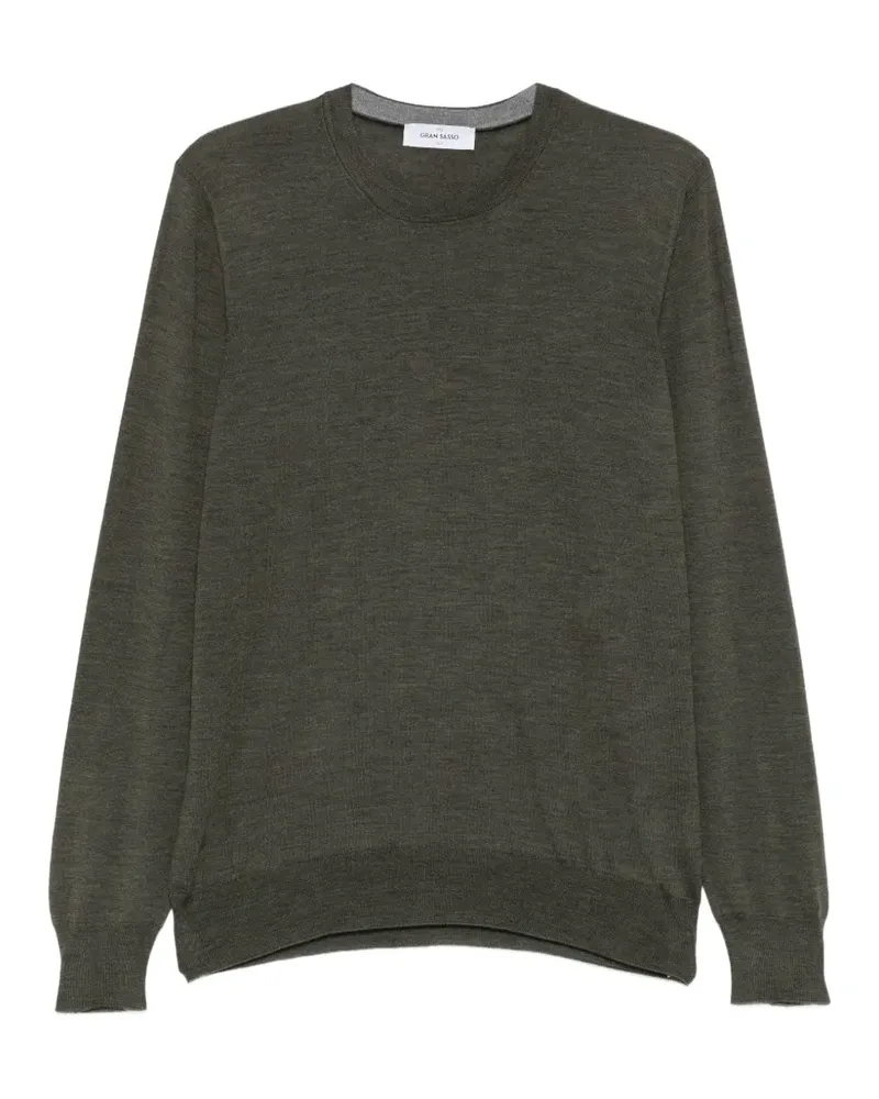Gran Sasso Pullover mit rundem Ausschnitt - Grün Grün