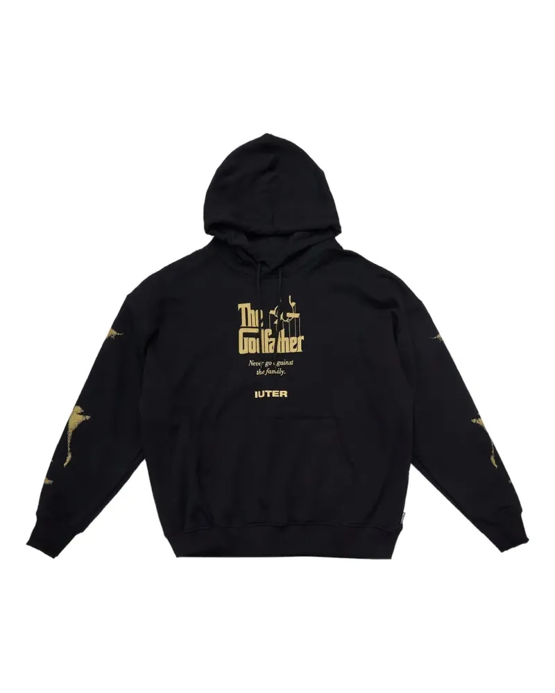 Iuter The Godfather graphic hoodie - Schwarz Schwarz