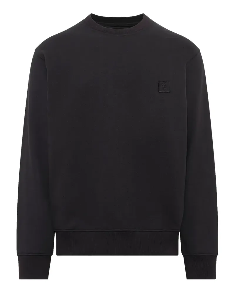 Wooyoungmi Sweatshirt mit Logo-Print - Schwarz Schwarz