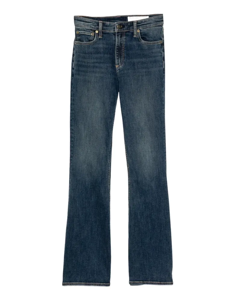 Rag & Bone Flexi Dahlia Schlagjeans - Blau Blau