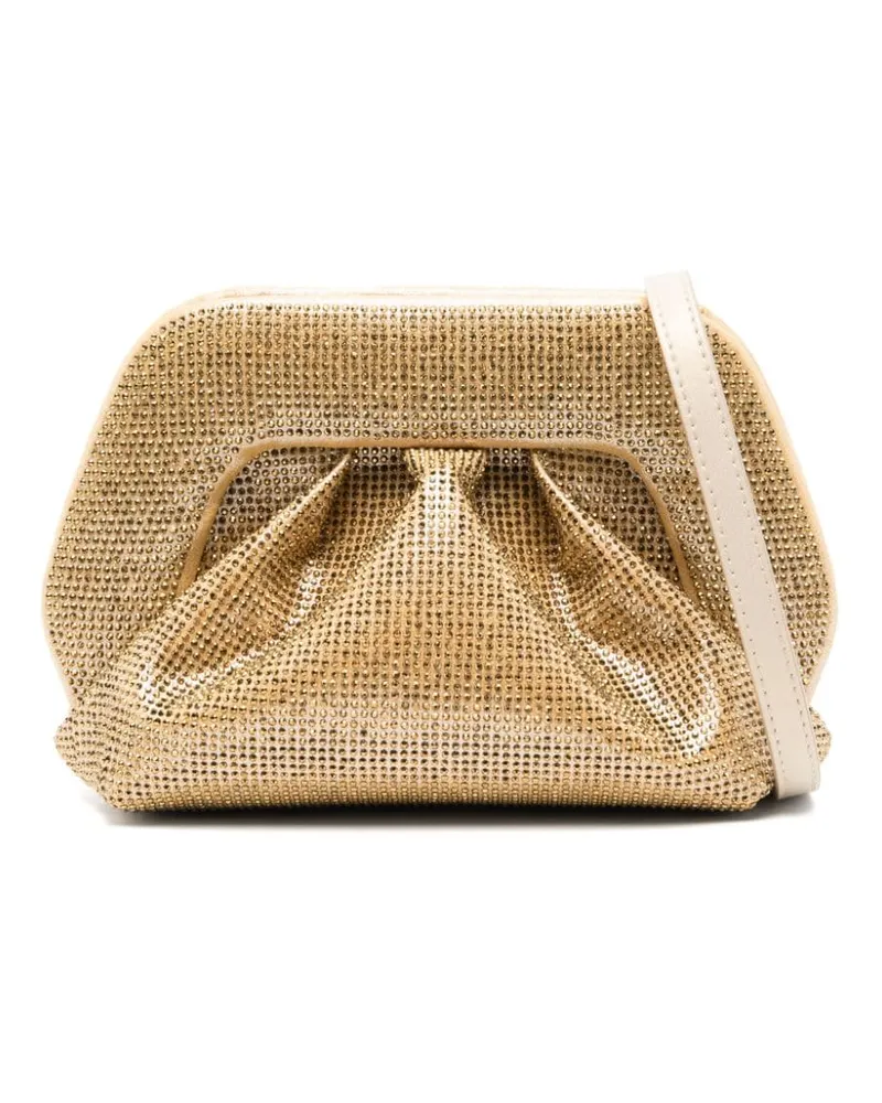 THEMOIRÈ Gea Clutch mit Strass - Gold Gold