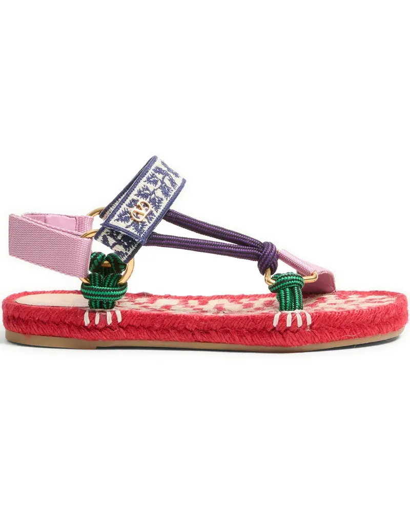 Valentino Garavani Lake Powell Sandalen mit Stickerei 20mm - Rot Rot