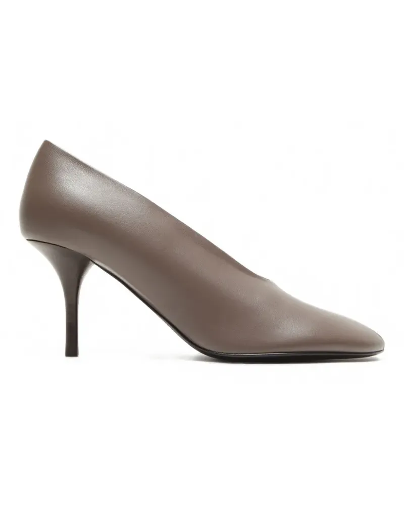 Acne Studios leather pumps - Grau Grau