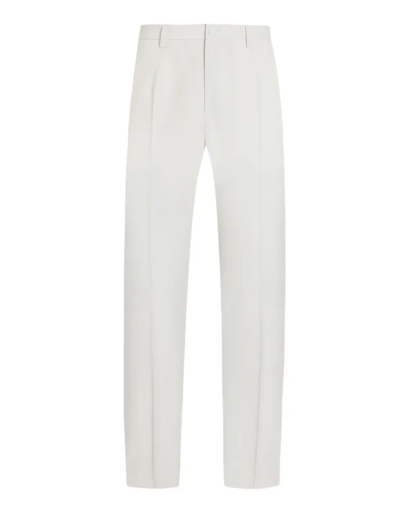 Dolce & Gabbana Popeline-Hose aus Wolle - Nude Nude