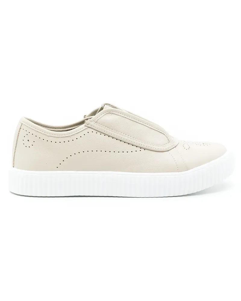 Sarah Chofakian Klassische Slip-On-Sneakers - Nude Nude