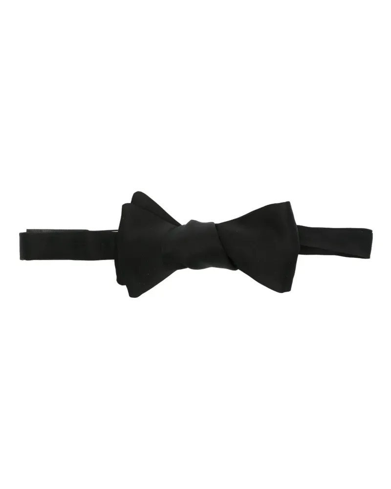 Paul Smith Fliege aus Satin - Schwarz Schwarz