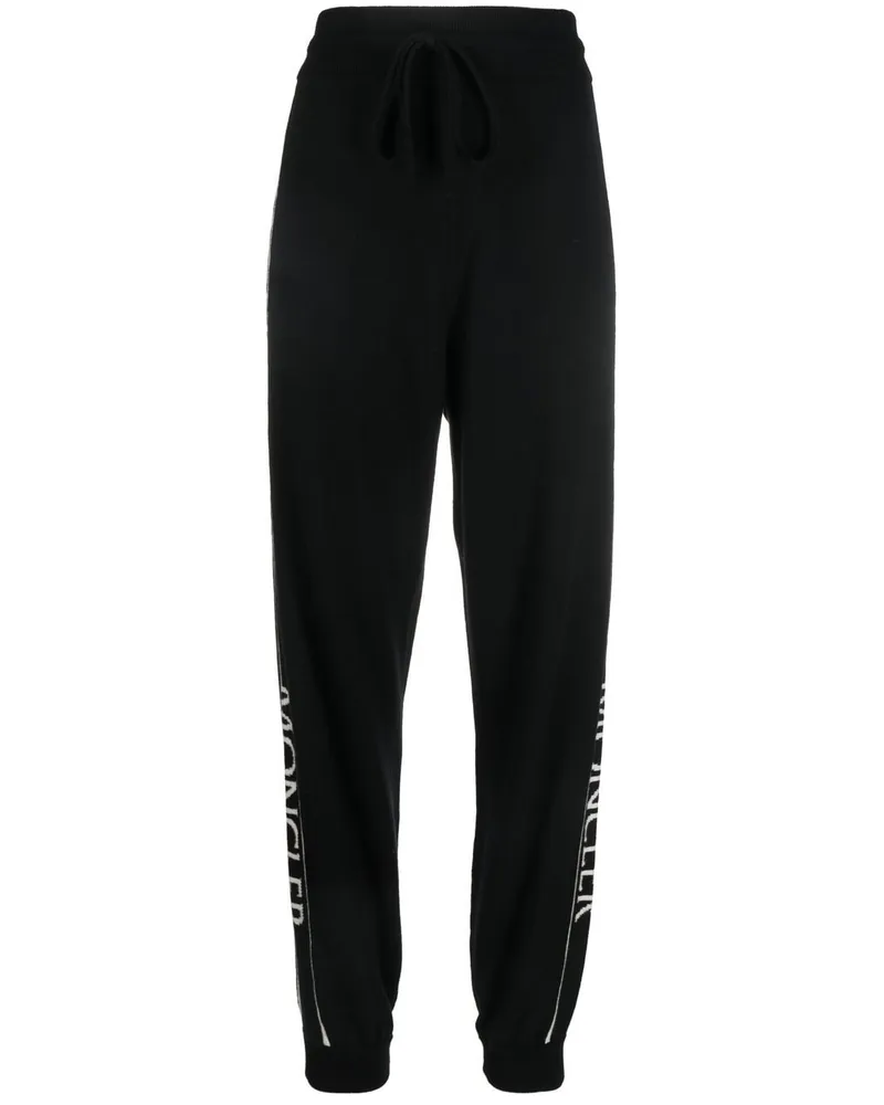 Moncler Gestrickte Jogginghose - Schwarz Schwarz