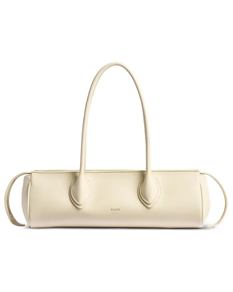 KHAITE Schultertasche mit Reißverschluss - Nude Nude