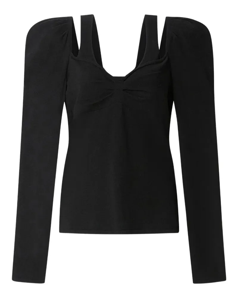 Isabel Marant x Sielle Pullover mit Puffärmeln - Schwarz Schwarz