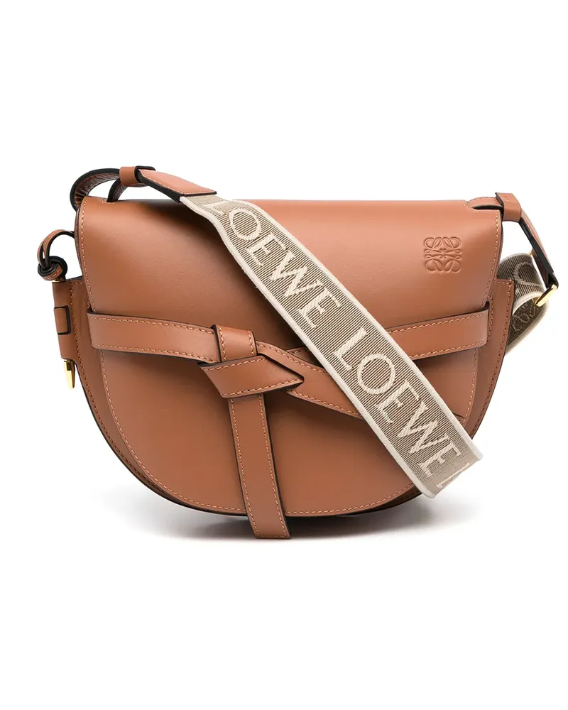 Loewe Kleine Gate Umhängetasche - Braun Braun