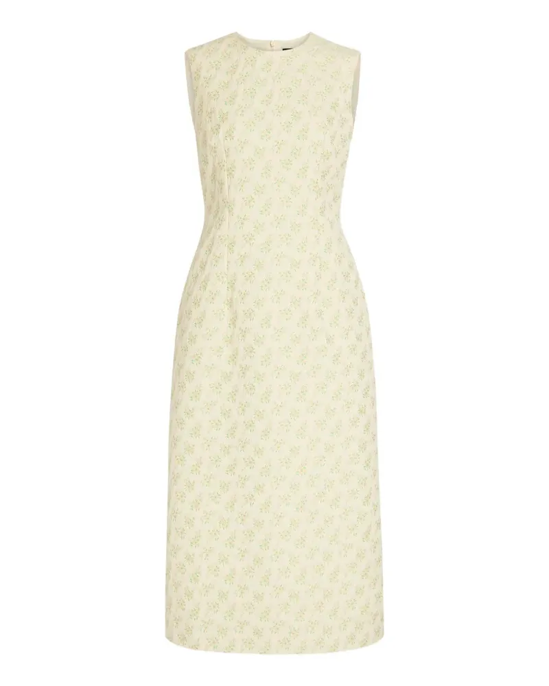 Simone Rocha Kleid mit Blumen-Print - Nude Nude