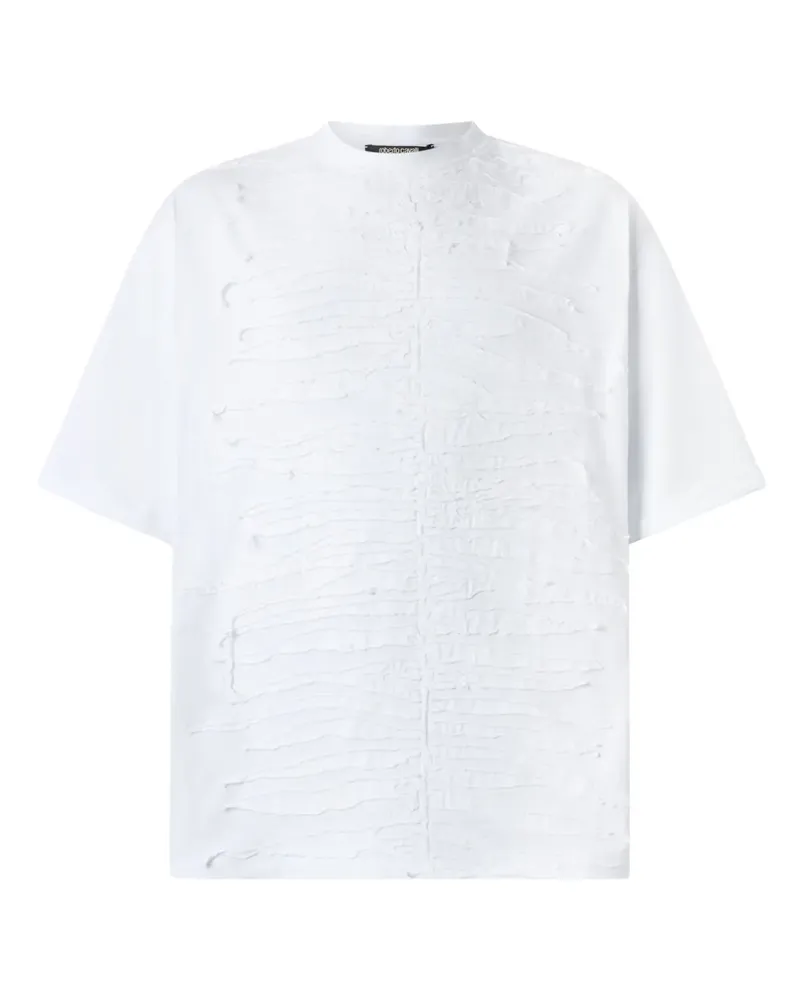 Roberto Cavalli T-Shirt aus Baumwolle - Weiß Weiß
