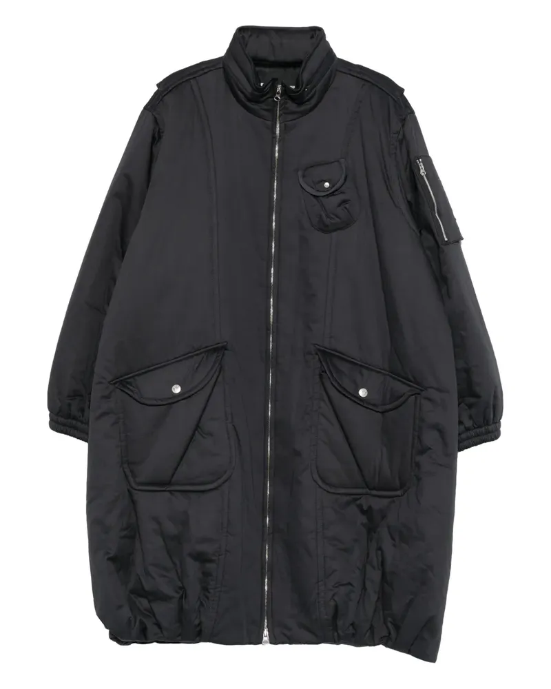 OPEN YY Cargo zip-up oversized coat - Blau Blau