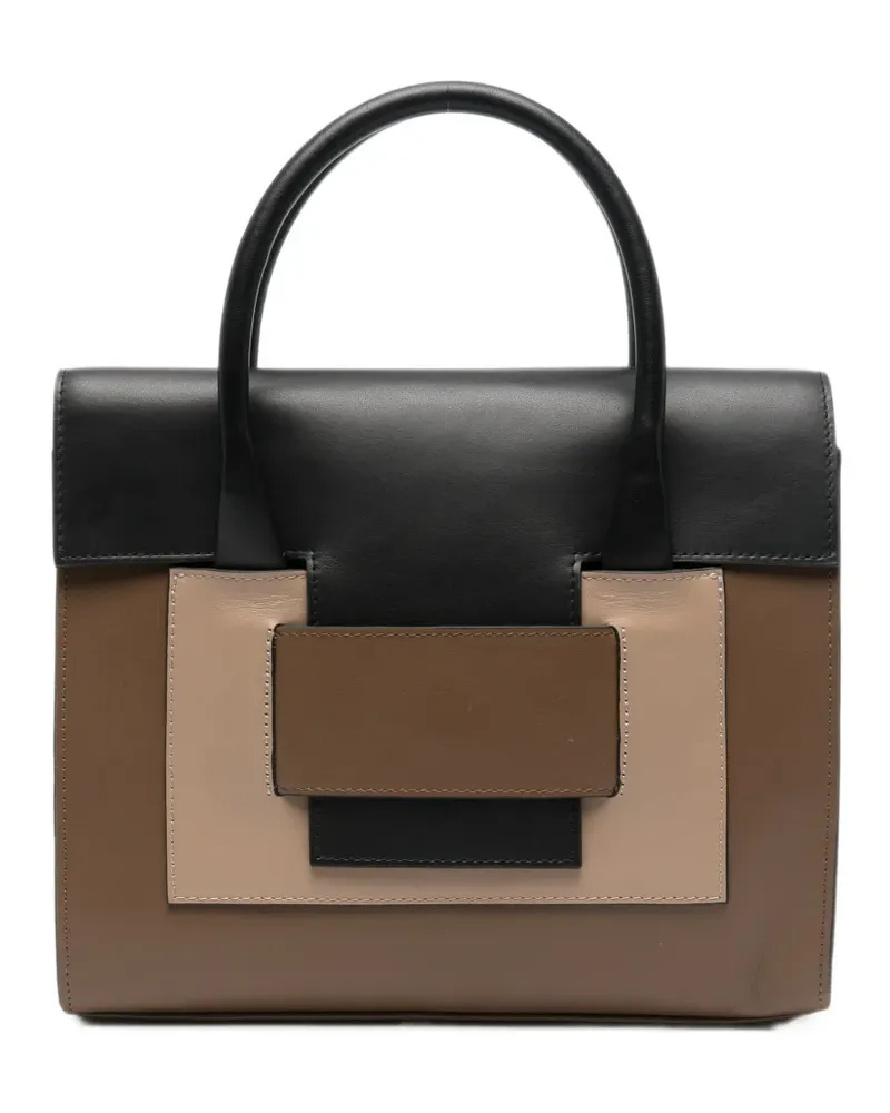 Pierre Hardy Alpha color-block tote bag - Schwarz Schwarz