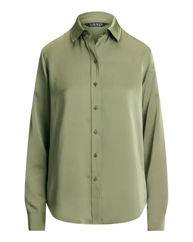 Ralph Lauren Hemd aus Satin - Grün Grün