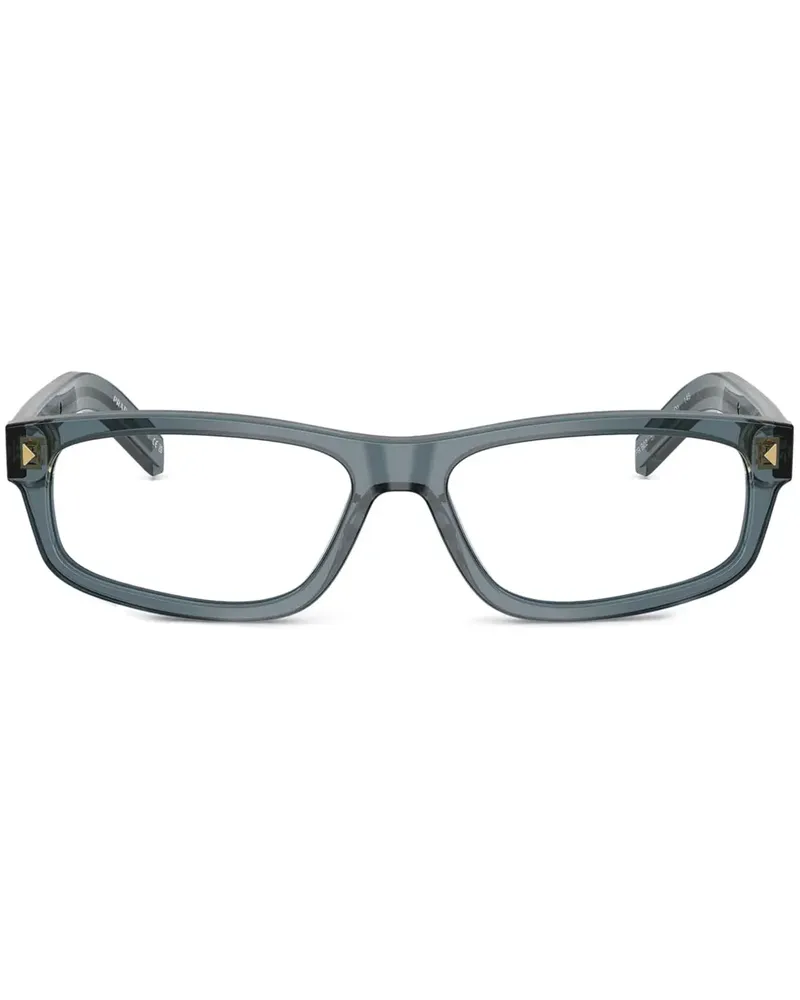 Prada Gestell mit Logo-Print - Grau Grau