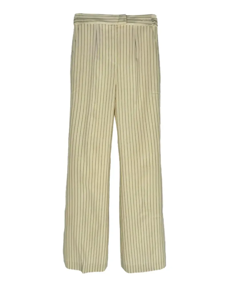 GALVAN Hose mit Nadelstreifen - Nude Nude
