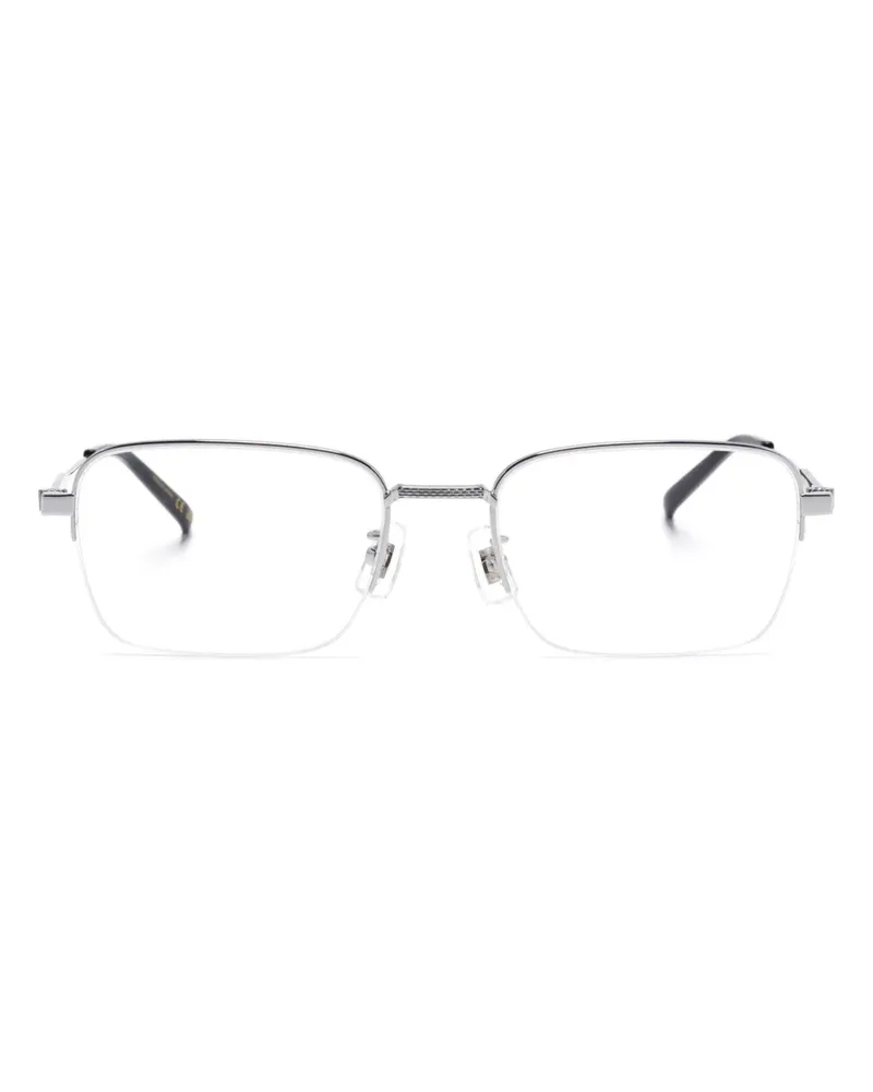 Dunhill Halbrand-Brille - Silber Silber