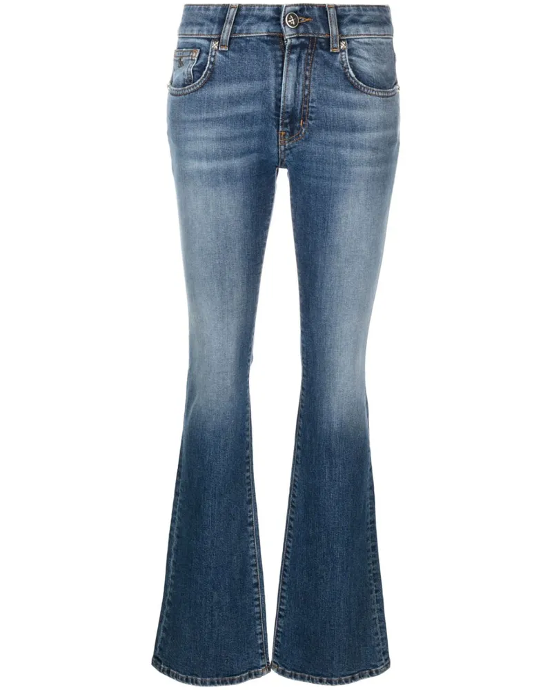 John Richmond Ausgestellte Jeans Blau