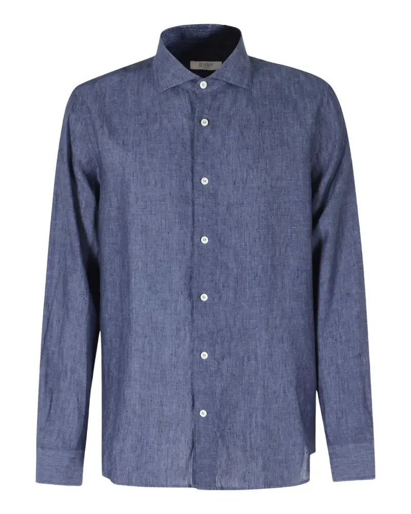Seventy long-sleeve shirt - Blau Blau