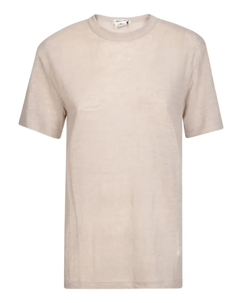 Comme des Garçons crew neck T-shirt - Nude Nude