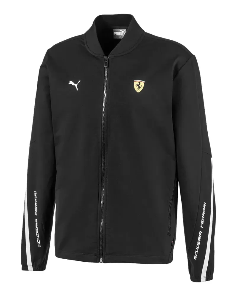Puma x Scuderia Ferrari Sweatshirt mit Logo-Patch - Schwarz Schwarz