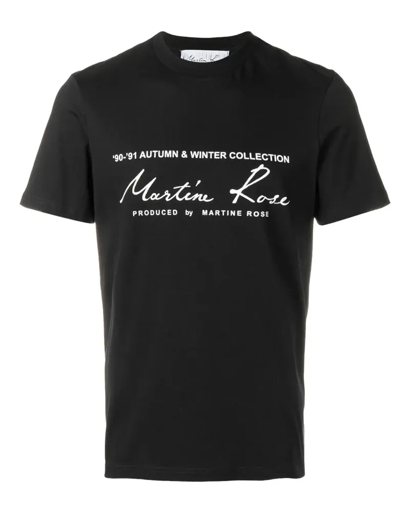 Martine Rose T-Shirt mit Print - Schwarz Schwarz