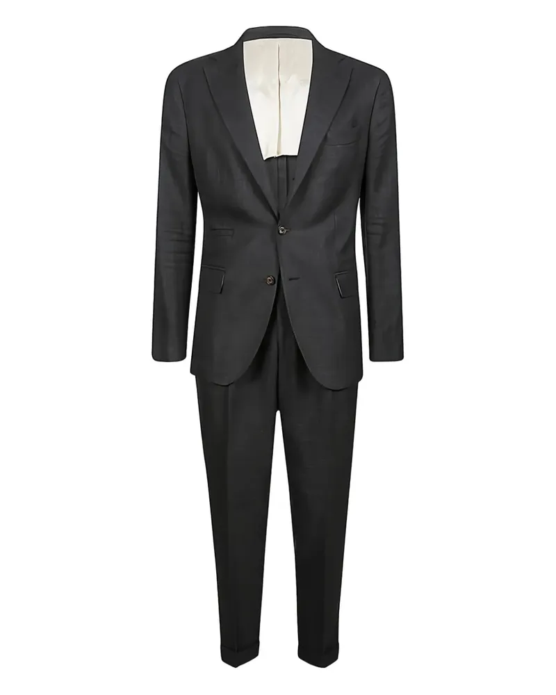 Eleventy single-breasted suit - Schwarz Schwarz