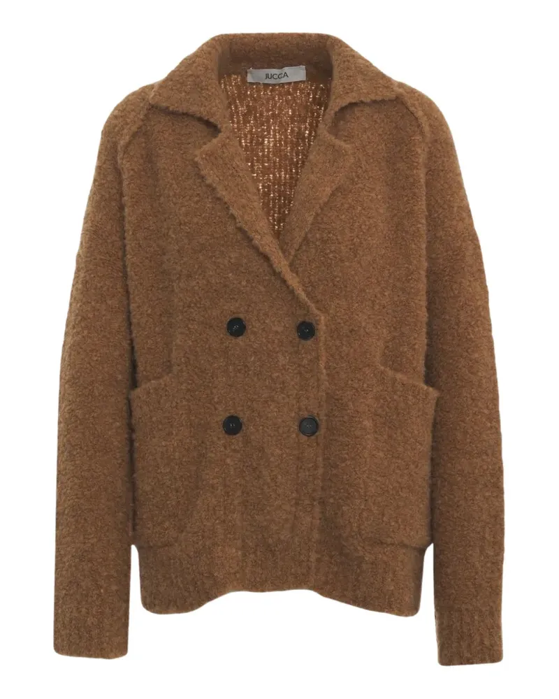 Jucca double-breasted bouclé cardigan - Braun Braun