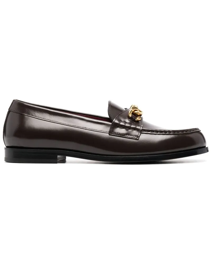 Valentino Garavani Loafer mit VLOGO - Braun Braun