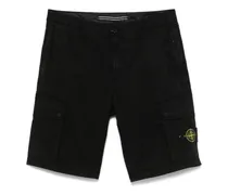 Supima Cargo-Shorts - Schwarz