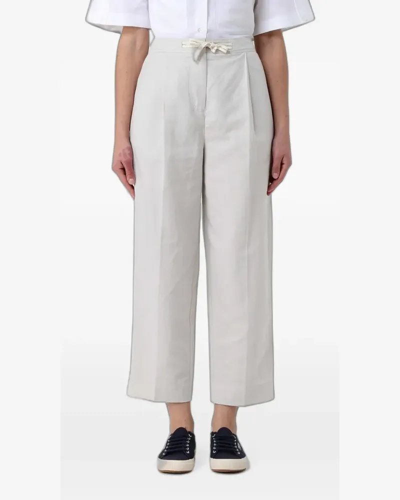 Colmar pleated drawstring-waist trousers - Nude Nude