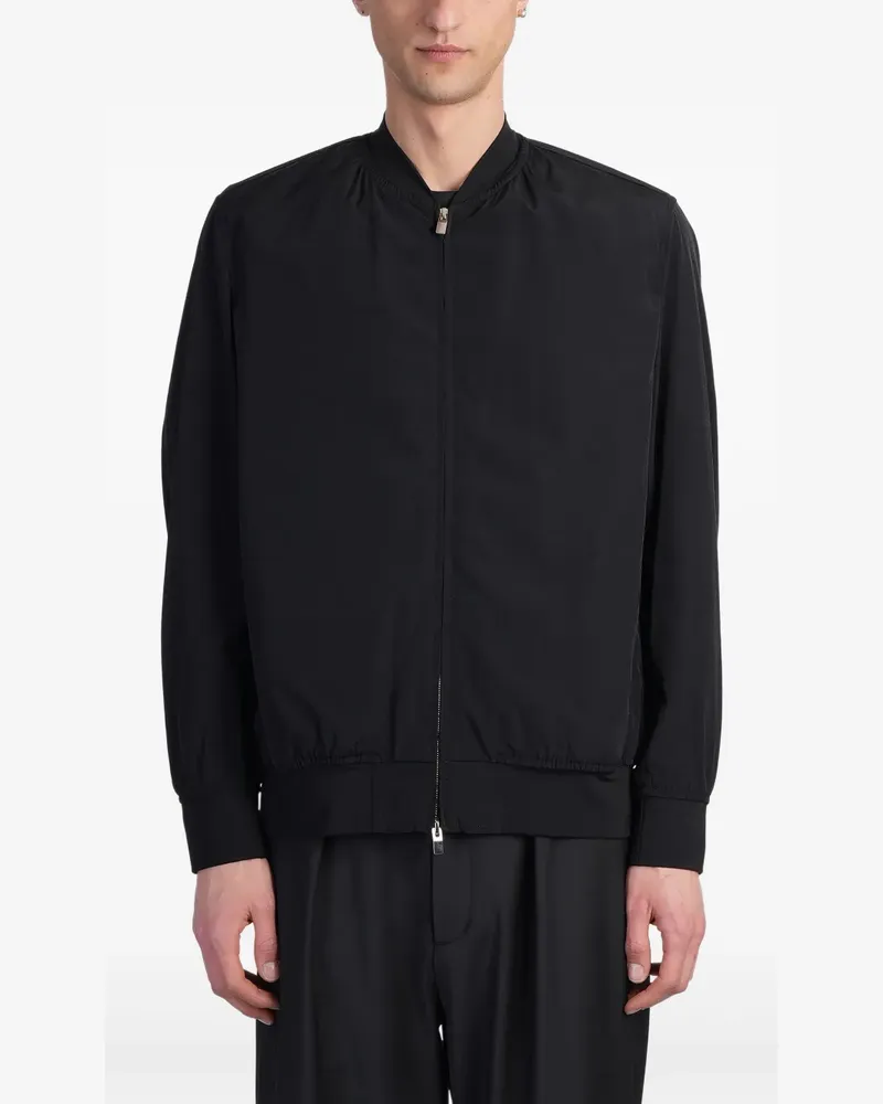 ATTACHMENT Klassische Bomberjacke - Schwarz Schwarz