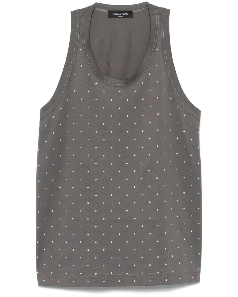 Fabiana Filippi Pullunder aus Jersey - Grau Grau